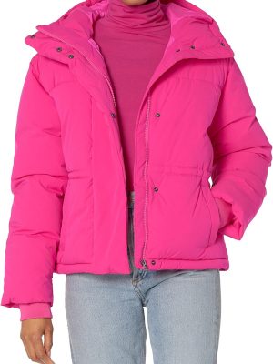 Women's Short Waisted Puffer Jacket (Available in Plus Size)